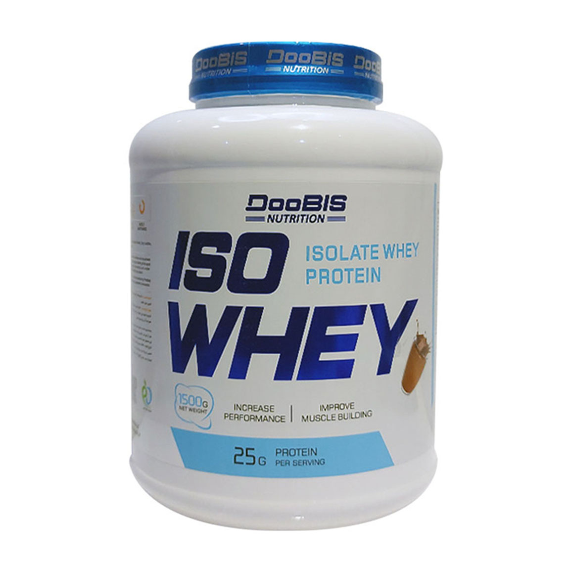 پودر پروتئین مدل Iso Whey با طعم شکلات وزن 1500 گرم
