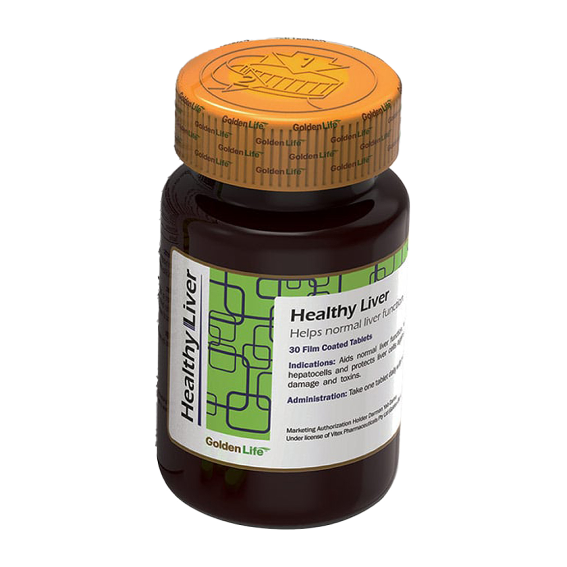 قرص روکش دار هلسی لیور بسته 30 عددی