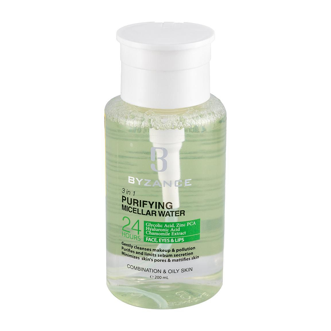 میسلار واتر مدل 3 در 1 مناسب پوست چرب و مختلط حجم 200 میلی لیتر