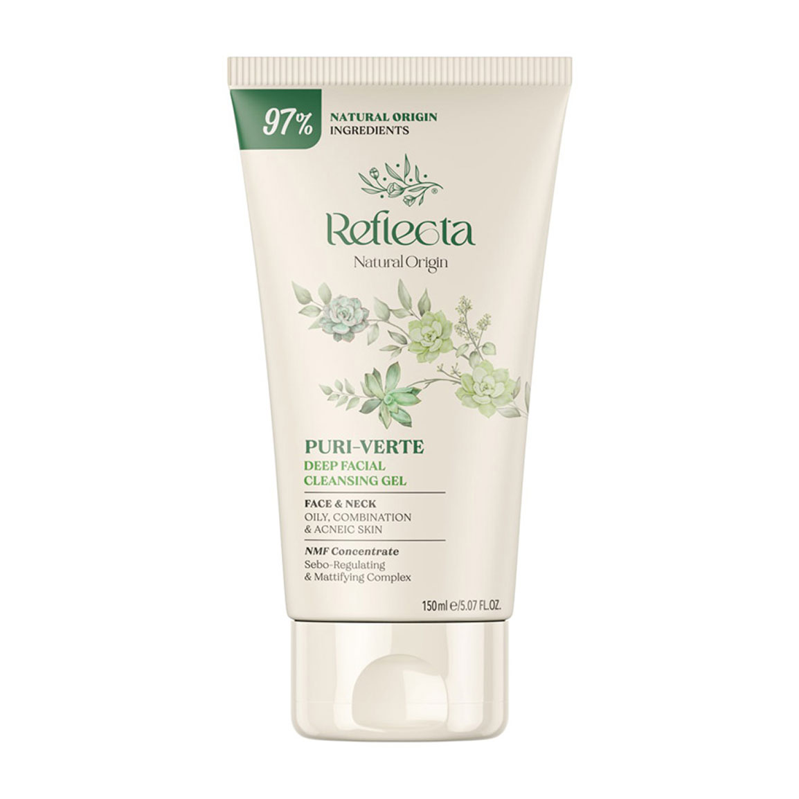 ژل شستشو صورت و گردن مناسب پوست چرب، مختلط و دارای آکنه حجم 150 میلی لیتر