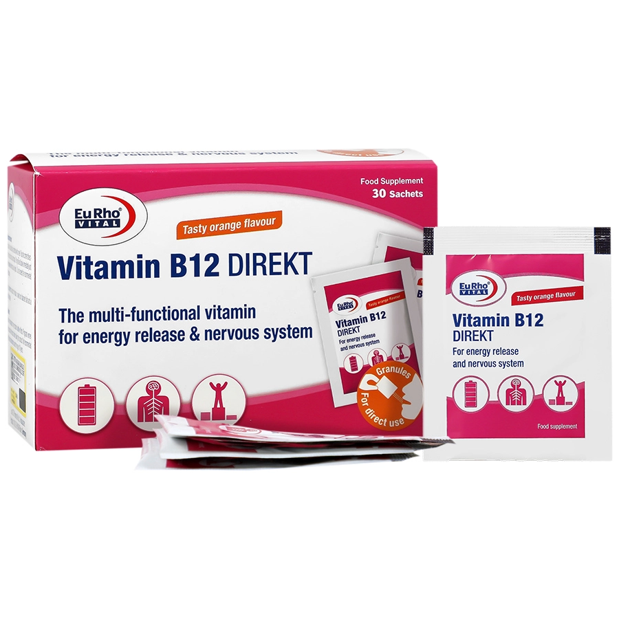 یوروویتال ویتامین ب ۱۲ دایرکت۳۰ ساشه