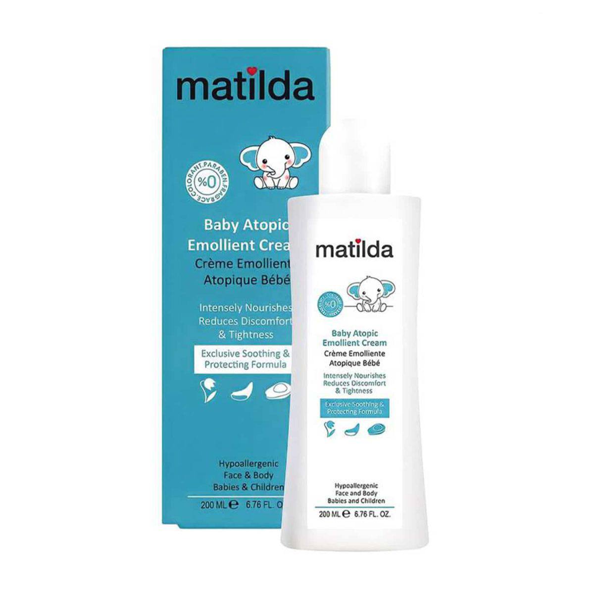 کرم مرطوب کننده آتوپیک کودک ماتیلدا200میلی لیتر