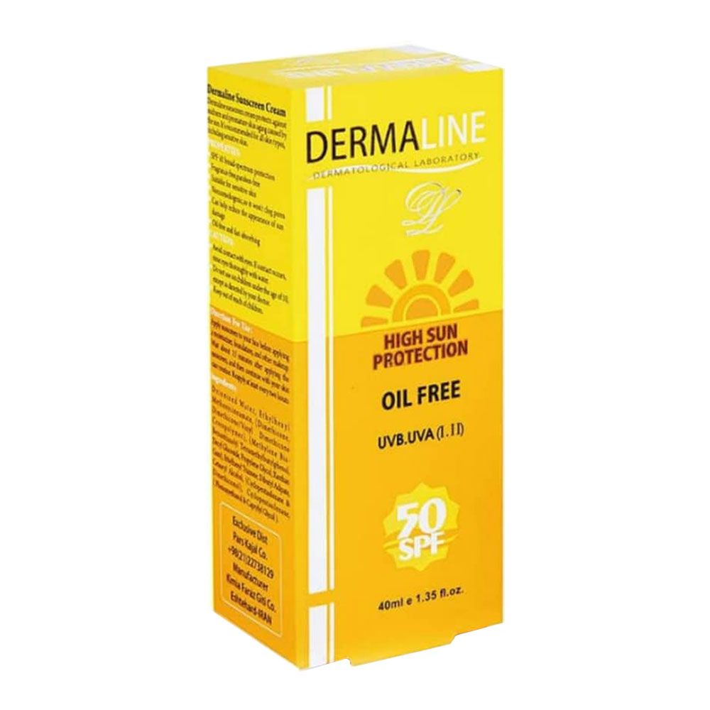 کرم ضد آفتاب فاقد چربی درمالاین SPF50