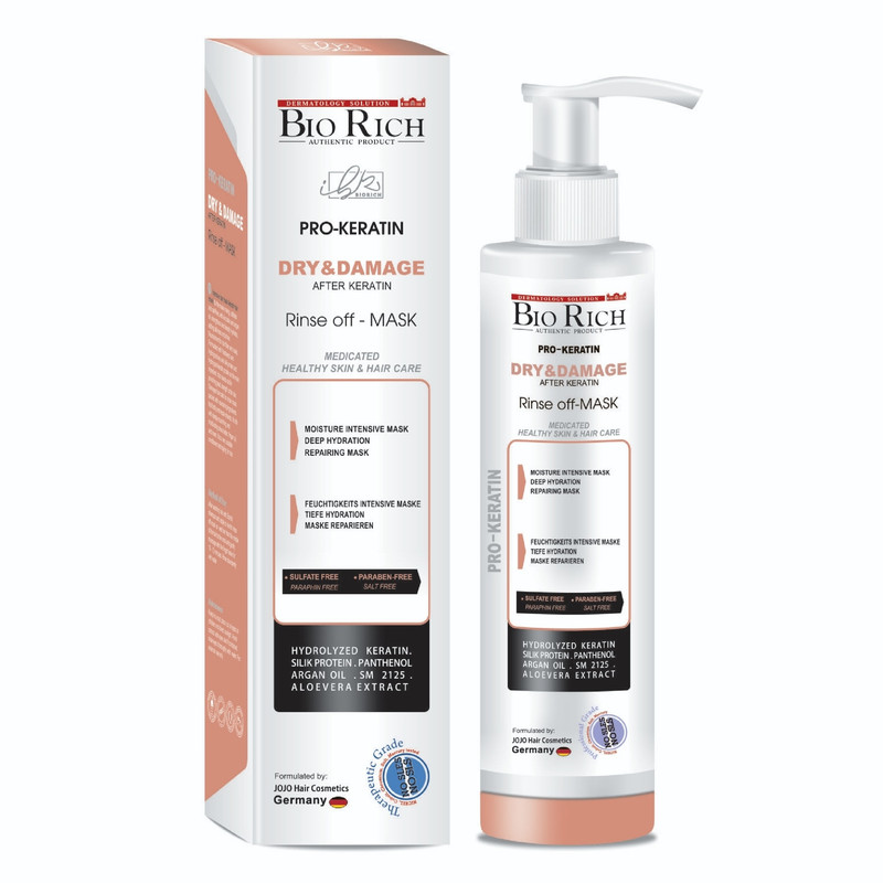 بایوریچ ماسک مو با آبکشی حاوی کراتین