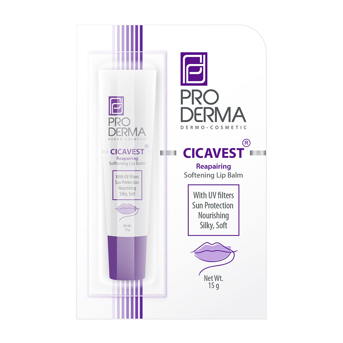 بالم لب نرم کننده و ترمیم کننده سری Cicavest وزن 15 گرم