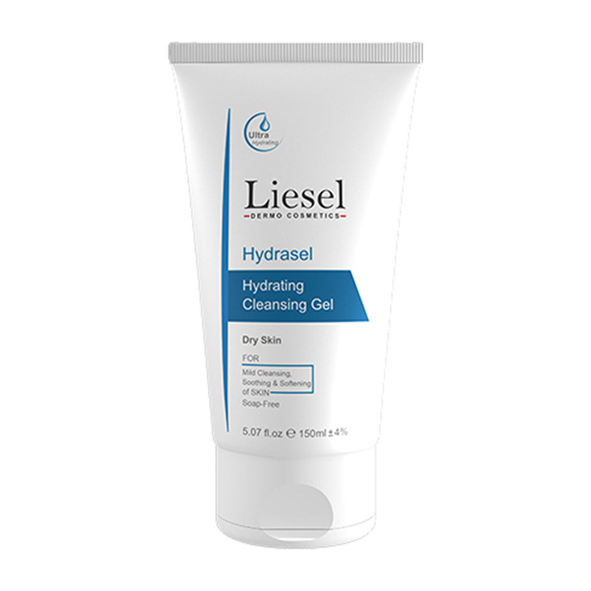 ژل شستشو صورت آبرسان مدل Hydrasel مناسب پوست خشک حجم 150 میلی لیتر