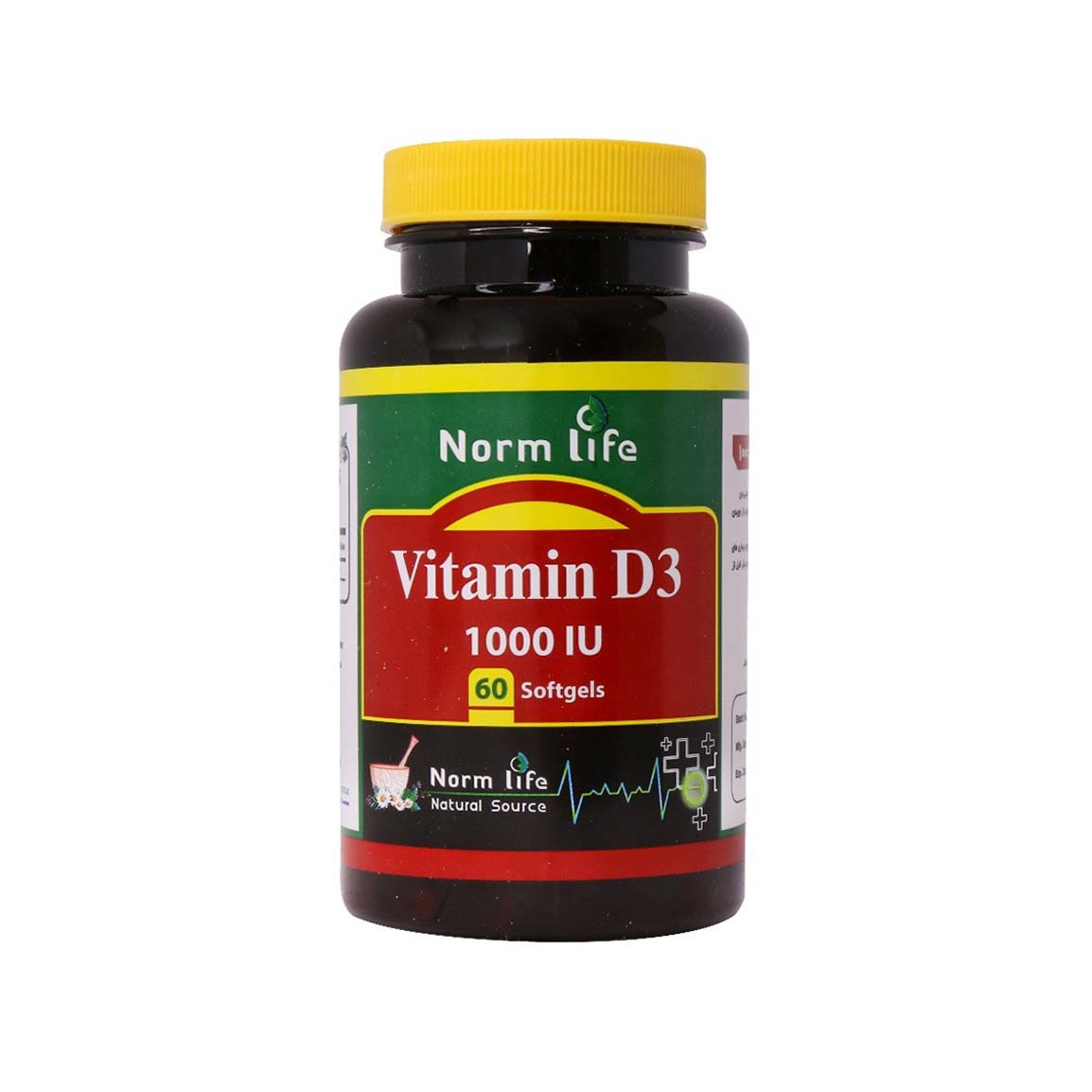 سافت ژل ویتامین D3 1000 میلی گرم بسته 60 عددی
