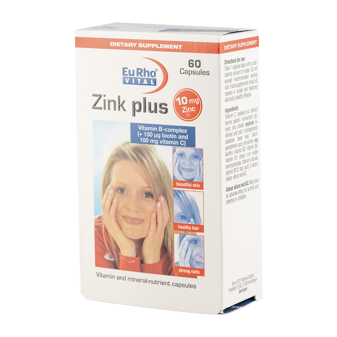 زینک پلاس 10 میلی گرم بسته 60 عددی