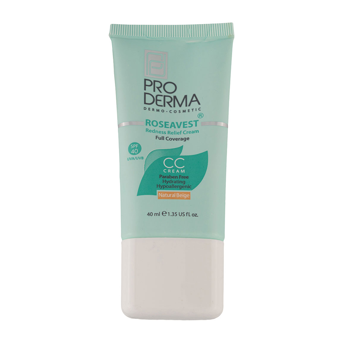 کرم مرطوب کننده رنگی صورت مدل Roseavest مناسب پوست معمولی و حساس با SPF 40 حجم 40 میلی لیتر