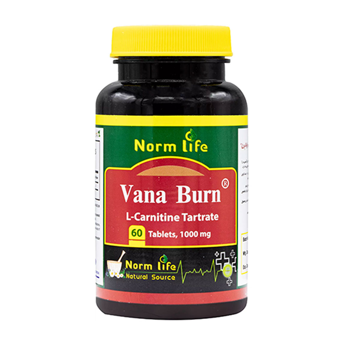 قرص ال کارنیتین وانا برن 1000 میلی گرم بسته 60 عددی