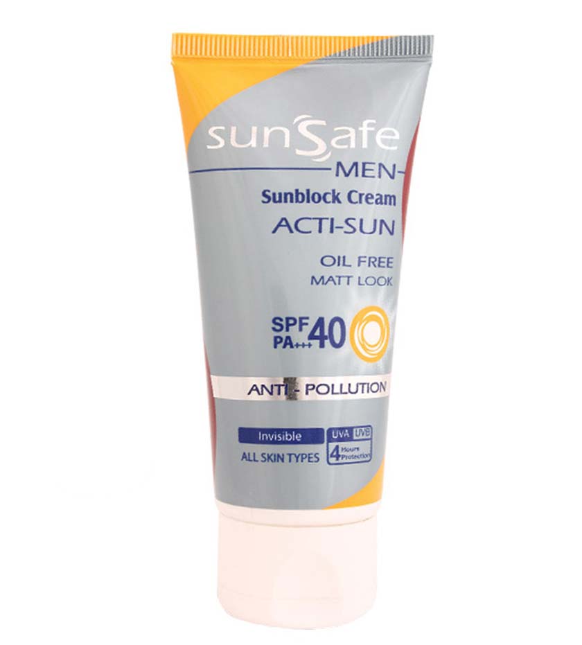 کرم ضد آفتاب فاقد چربی آقایان spf40