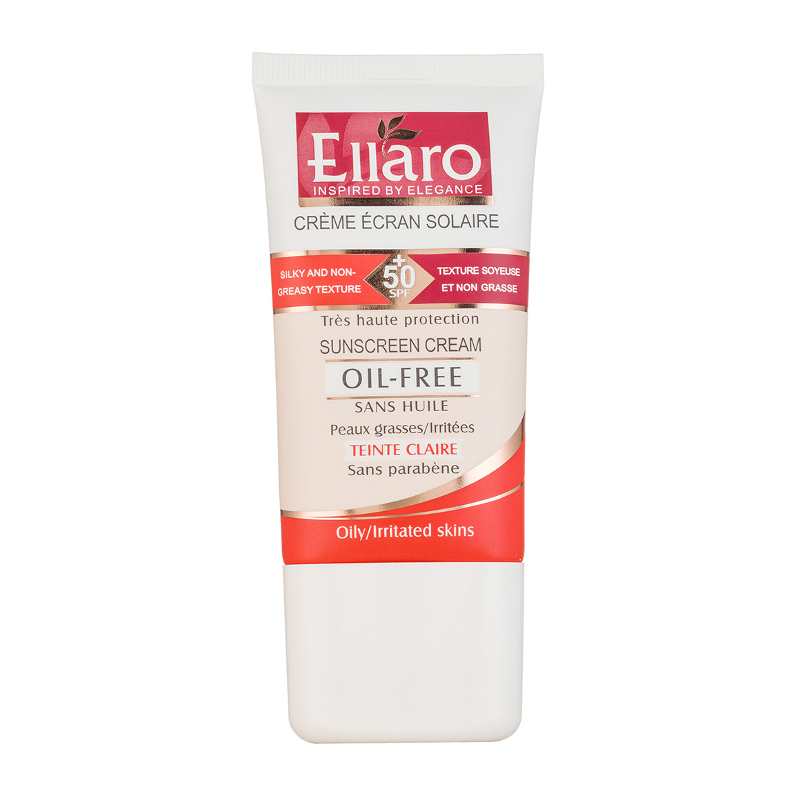 کرم ضد آفتاب رنگی فاقد چربی حاوی اس پی اف 50