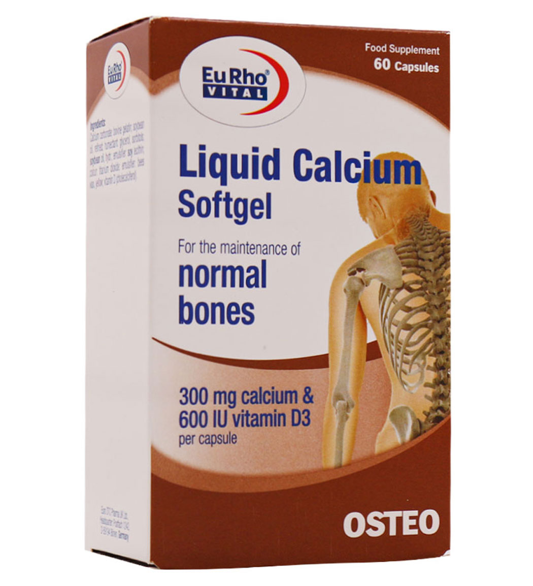 لیکوئید کلسیم سافت ژل بسته 60 عددی