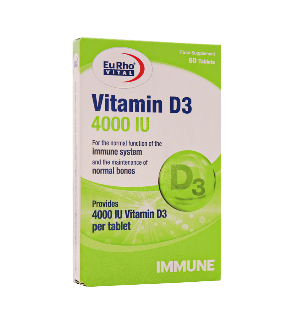 قرص ویتامین د3  400واحد  بسته 60 عددی