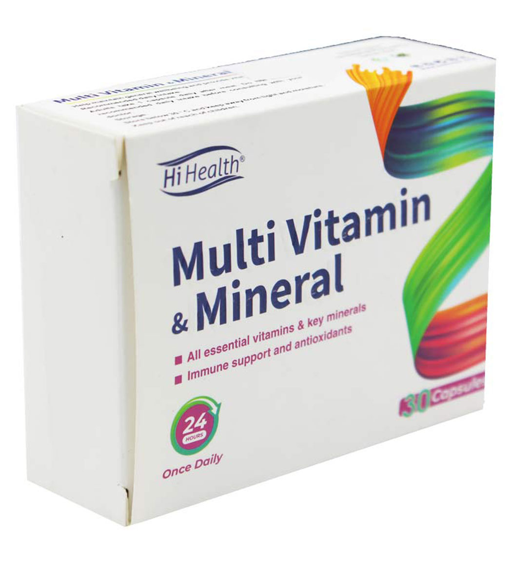 کپسول مولتی ویتامین مینرال بسته 30 عددی