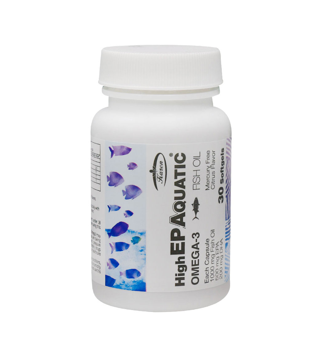 کپسول روغن ماهی حاوی EPA بالا بسته 30 عددی