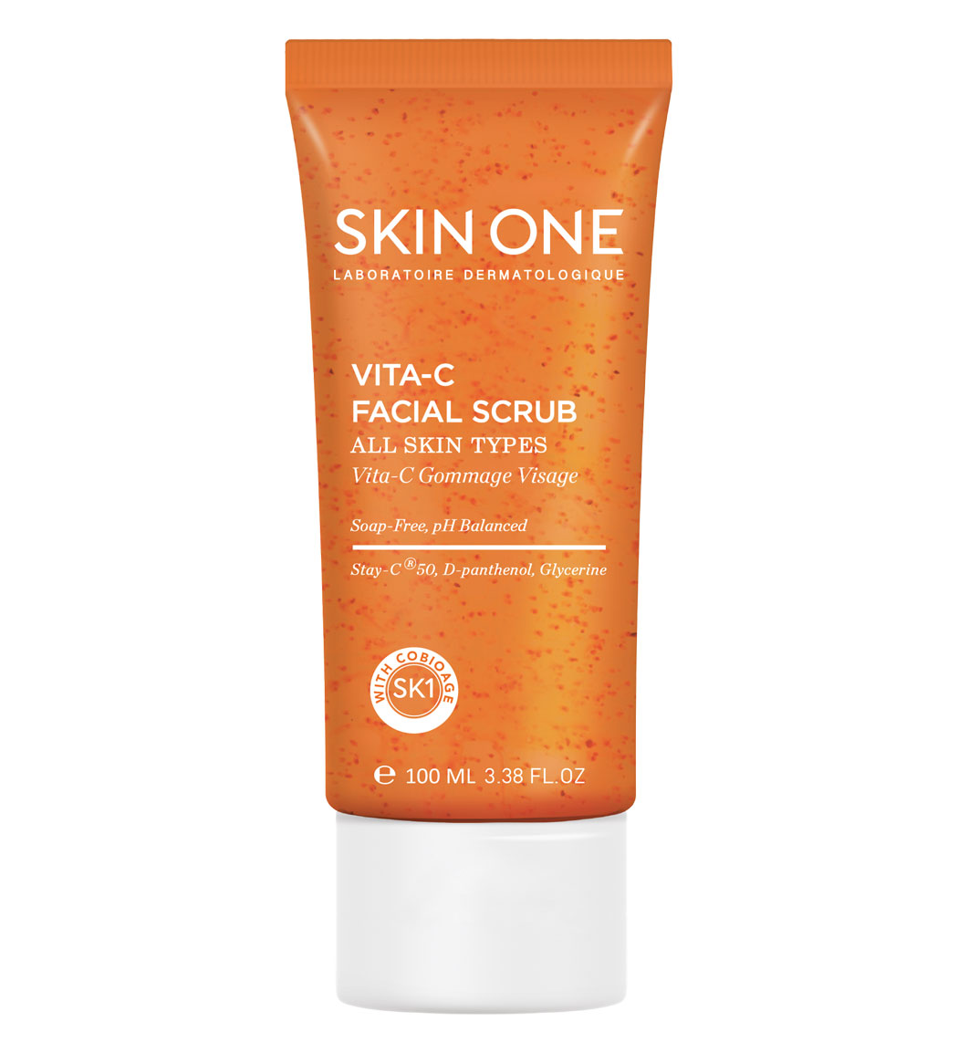 اسکراب صورت مدل Vit C مناسب انواع پوست حجم 100 میلی لیتر