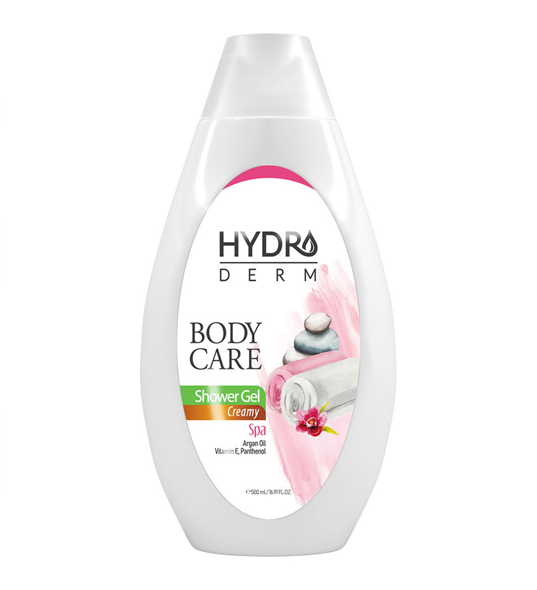 شامپو بدن کرمی با رایحه اسپا و روغن آرگان حجم 500 میل