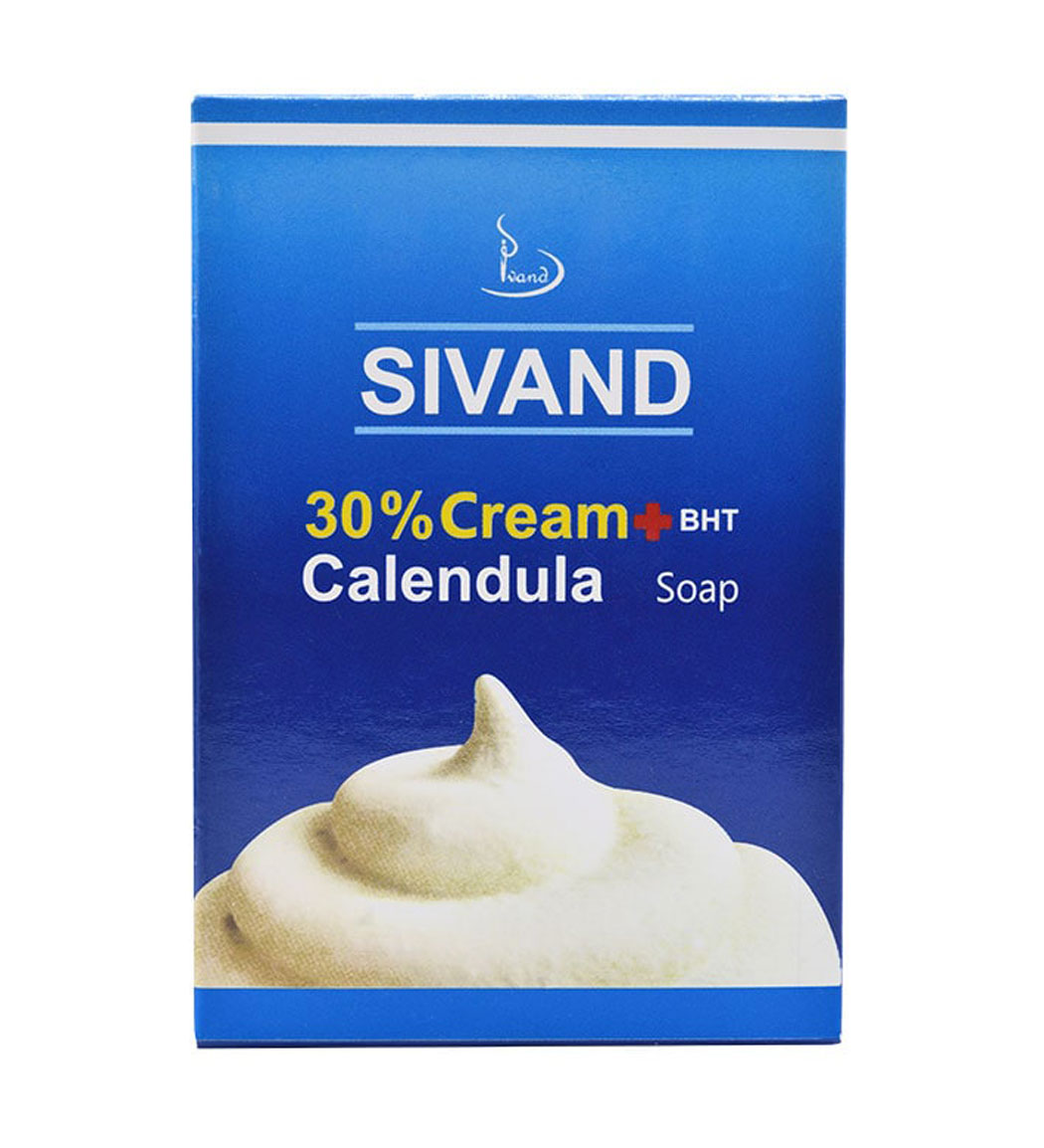 صابون کرم دار 30 درصد حاوی کالاندولا 90گرم