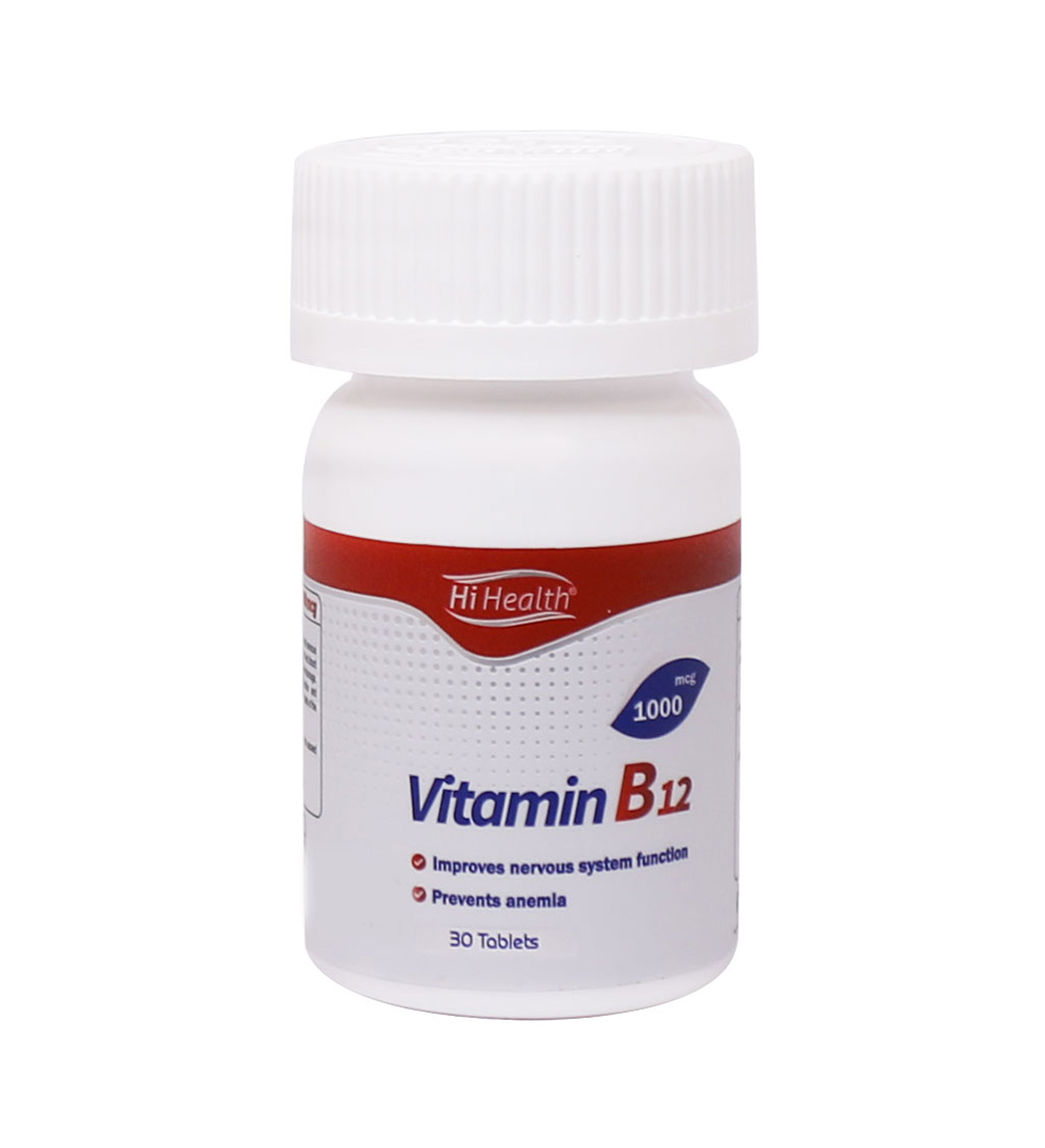 قرص ویتامین B12 1000 بسته 30 عددی