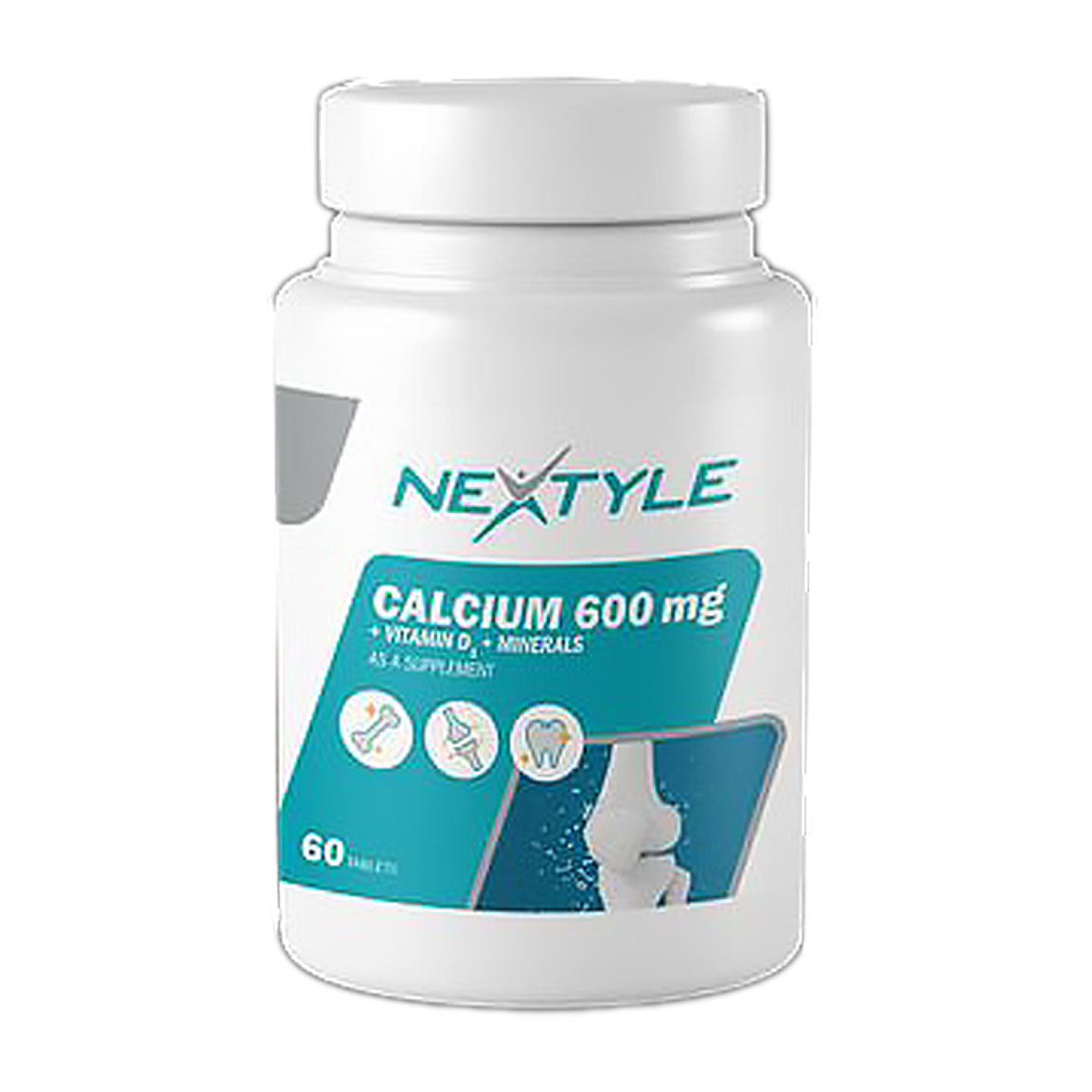 قرص کلسیم 600 میلی گرم بسته 60 عددی