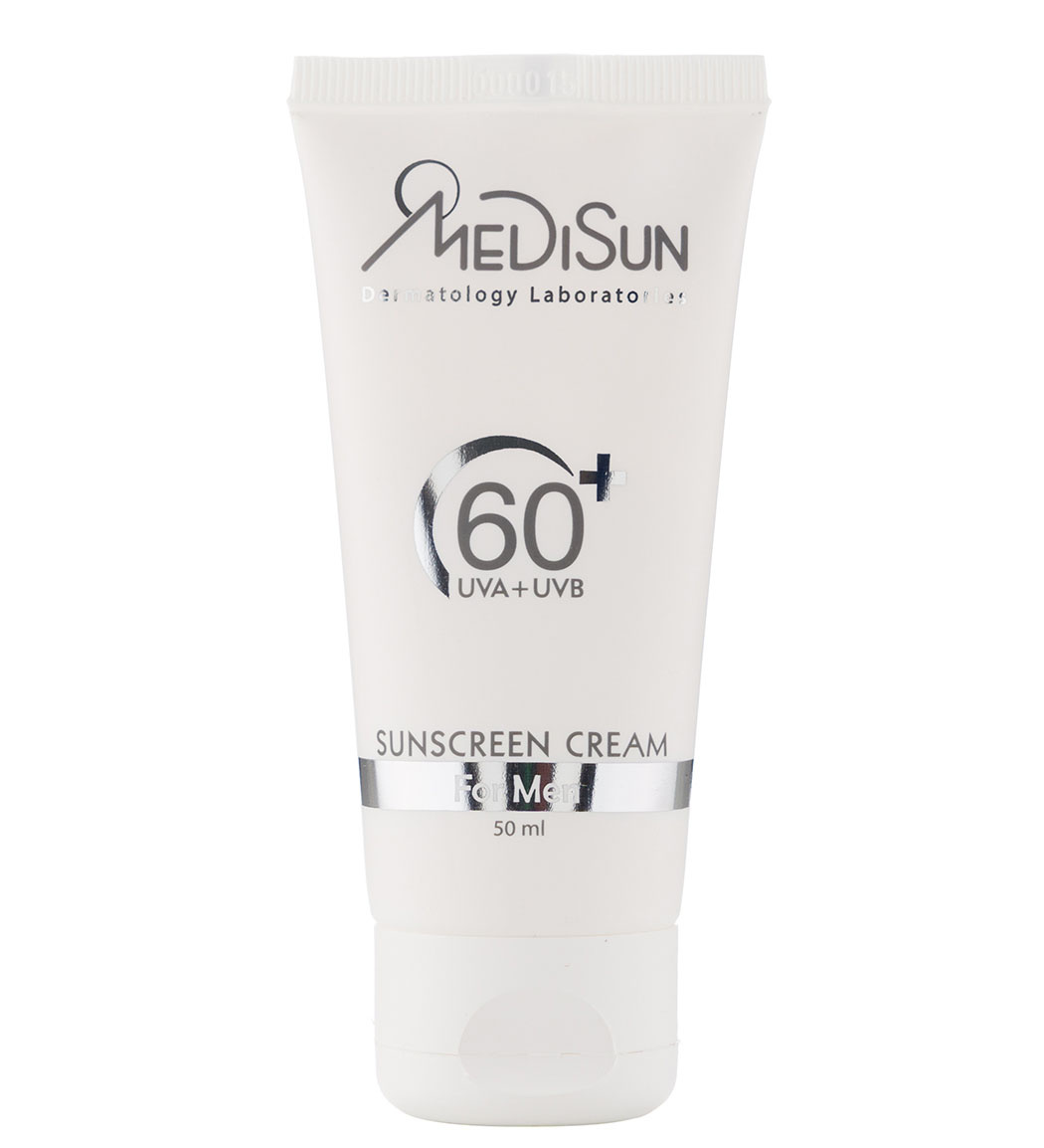 کرم ضد آفتاب مناسب آقایان دارای SPF60 حجم 50 میل