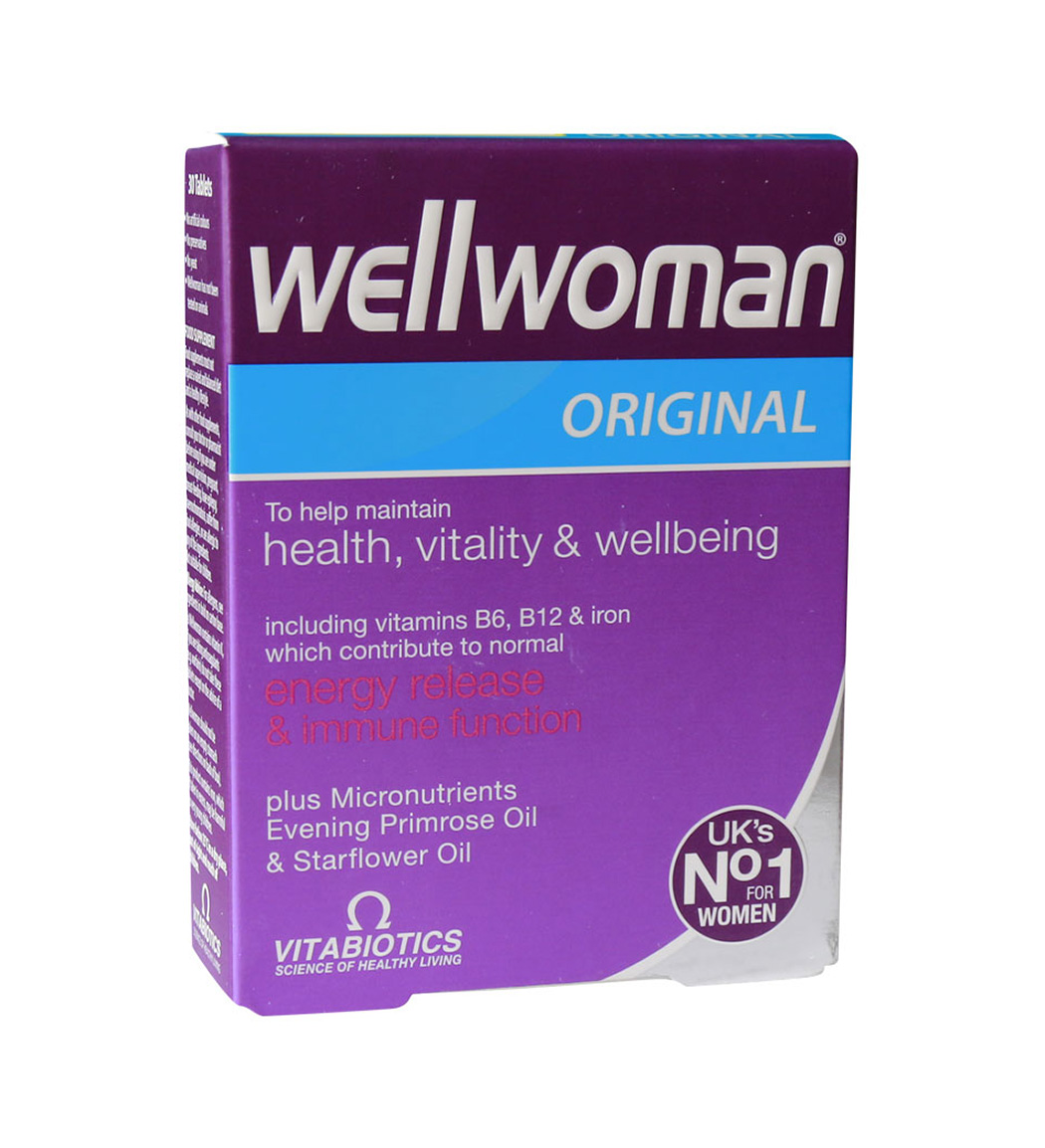 قرص ولوومن  Wellwoman Original بسته 30 عددی