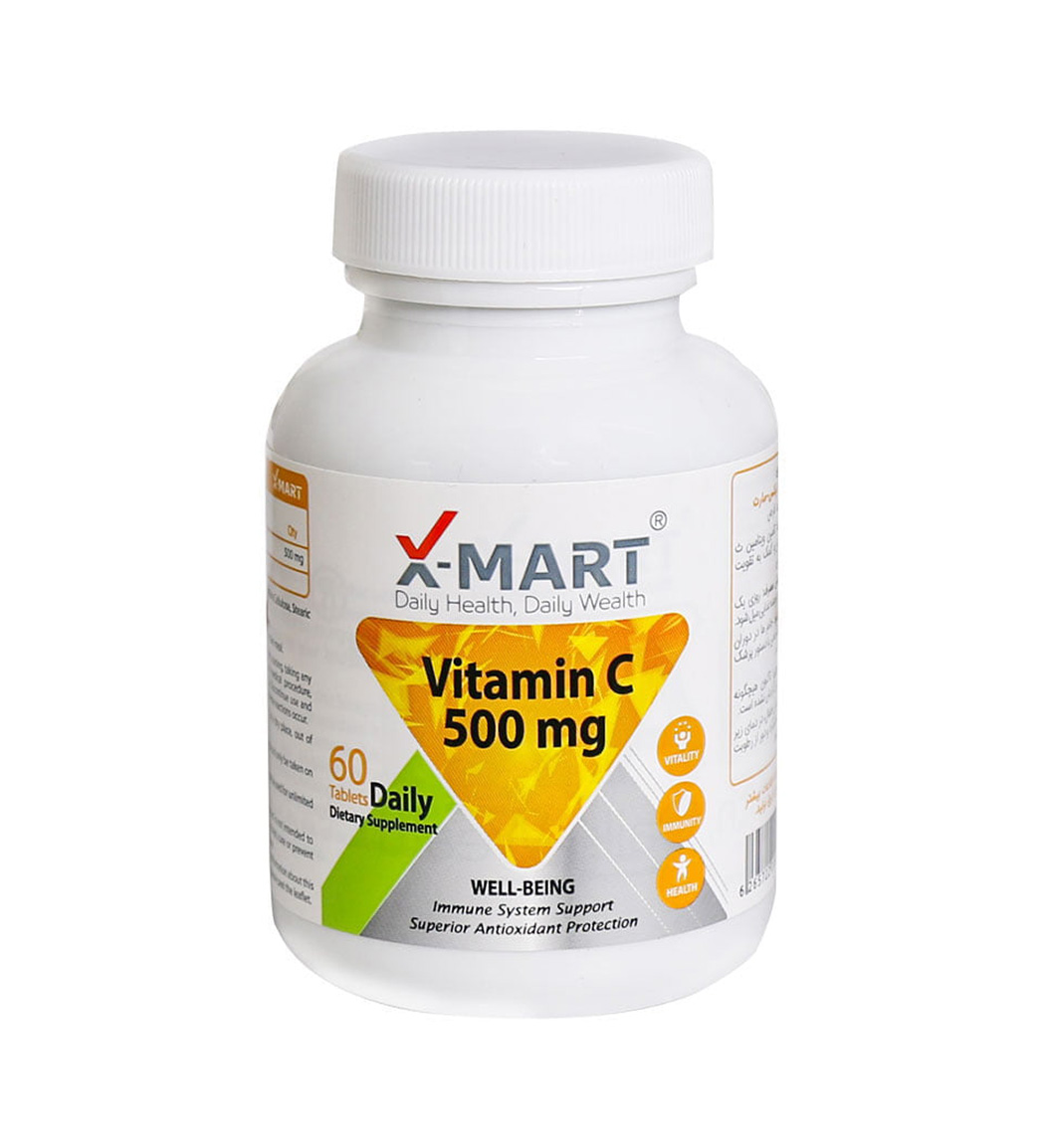 قرص ویتامین C 500 بسته 60 عددی